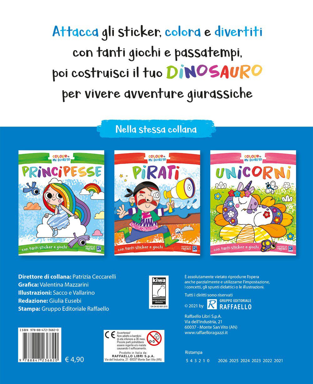 Coloro e mi diverto – Dinosauri