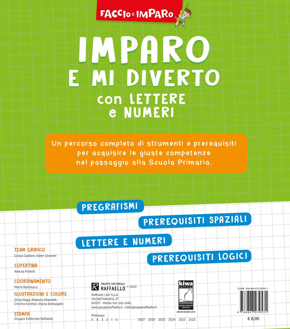 Imparo e mi diverto con lettere e numeri