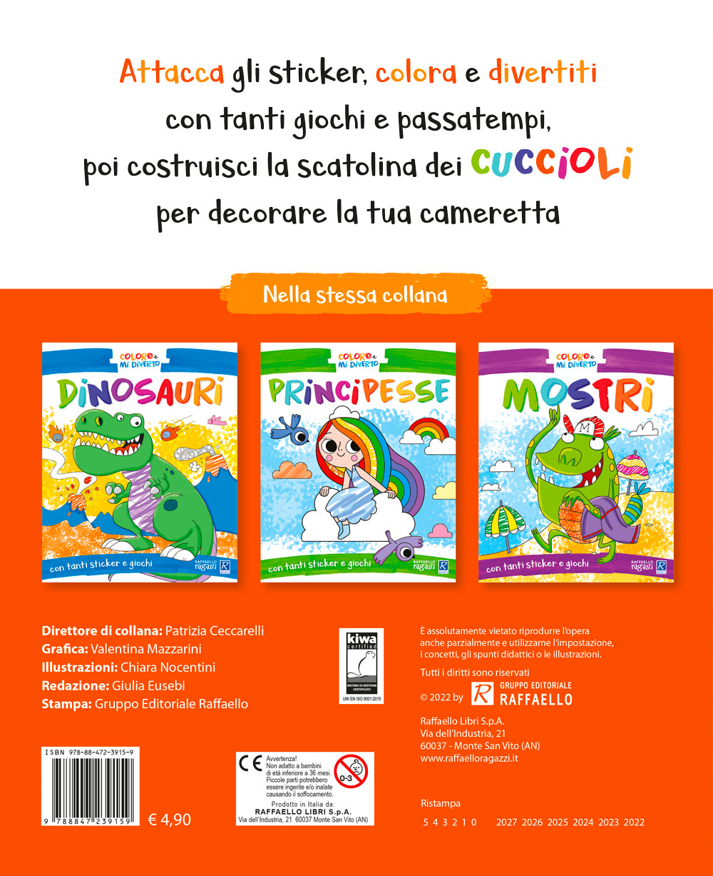 Coloro e mi diverto – Cuccioli