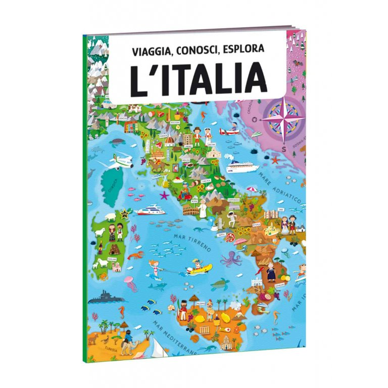 L'Italia. Viaggia, conosci, esplora. Ediz. a colori. Con 22 formine. Con puzzle rotondo. Con Poster